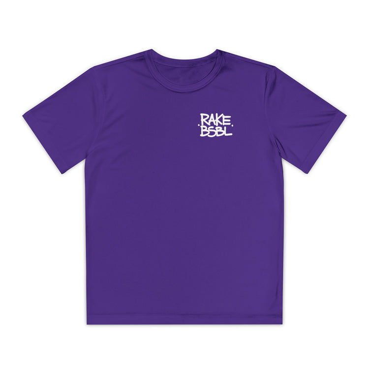 Kids Positive Mental Attitude Dry Fit Tee - Rake Baseball Company - RAKE BASEBALL | BASEBALL T-SHIRT | BASEBALL CLOTHING | GOOD VIBES ONLY