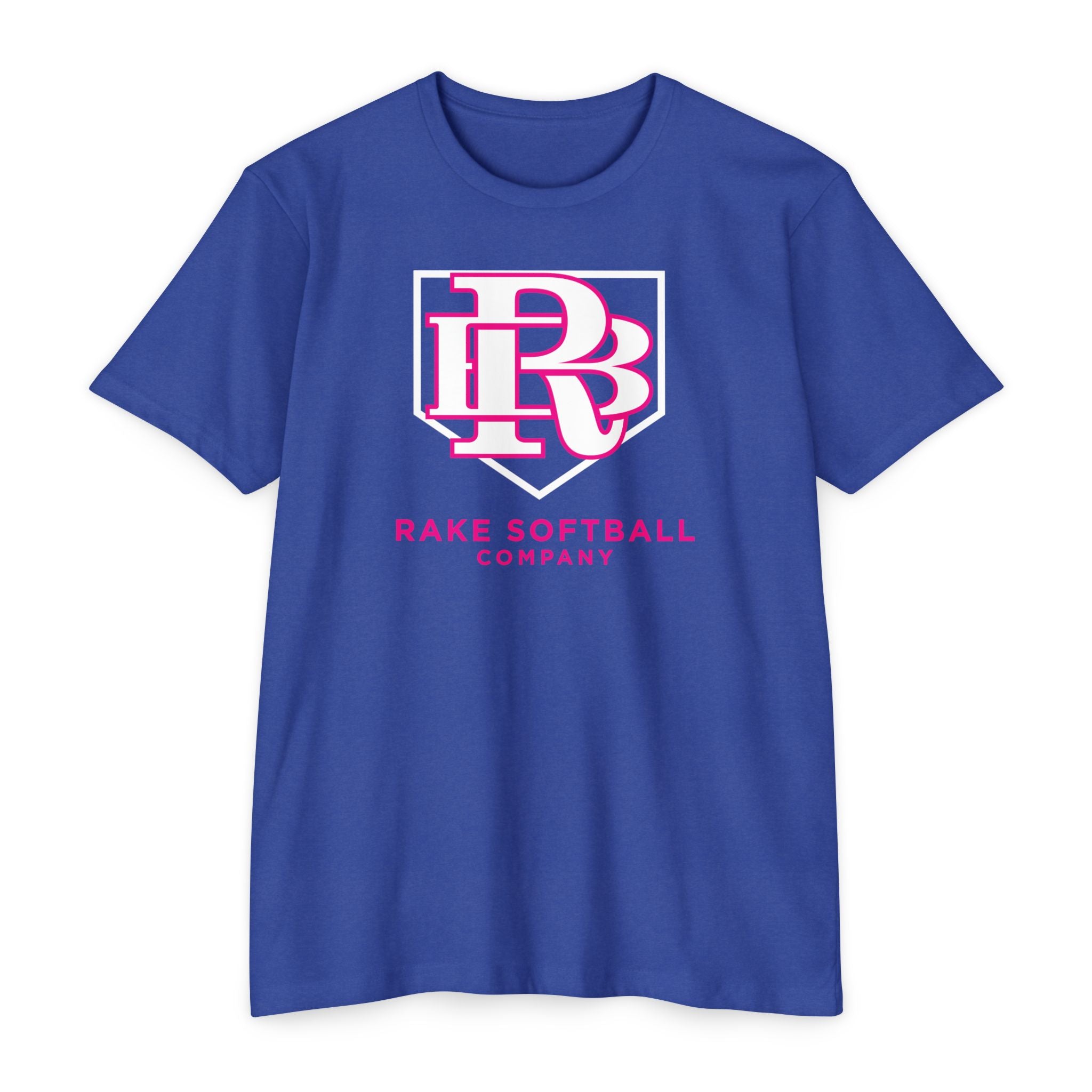 RB Homeplate Softball Tee - Rake Baseball Company - RAKE BASEBALL | BASEBALL T-SHIRT | BASEBALL CLOTHING | GOOD VIBES ONLY