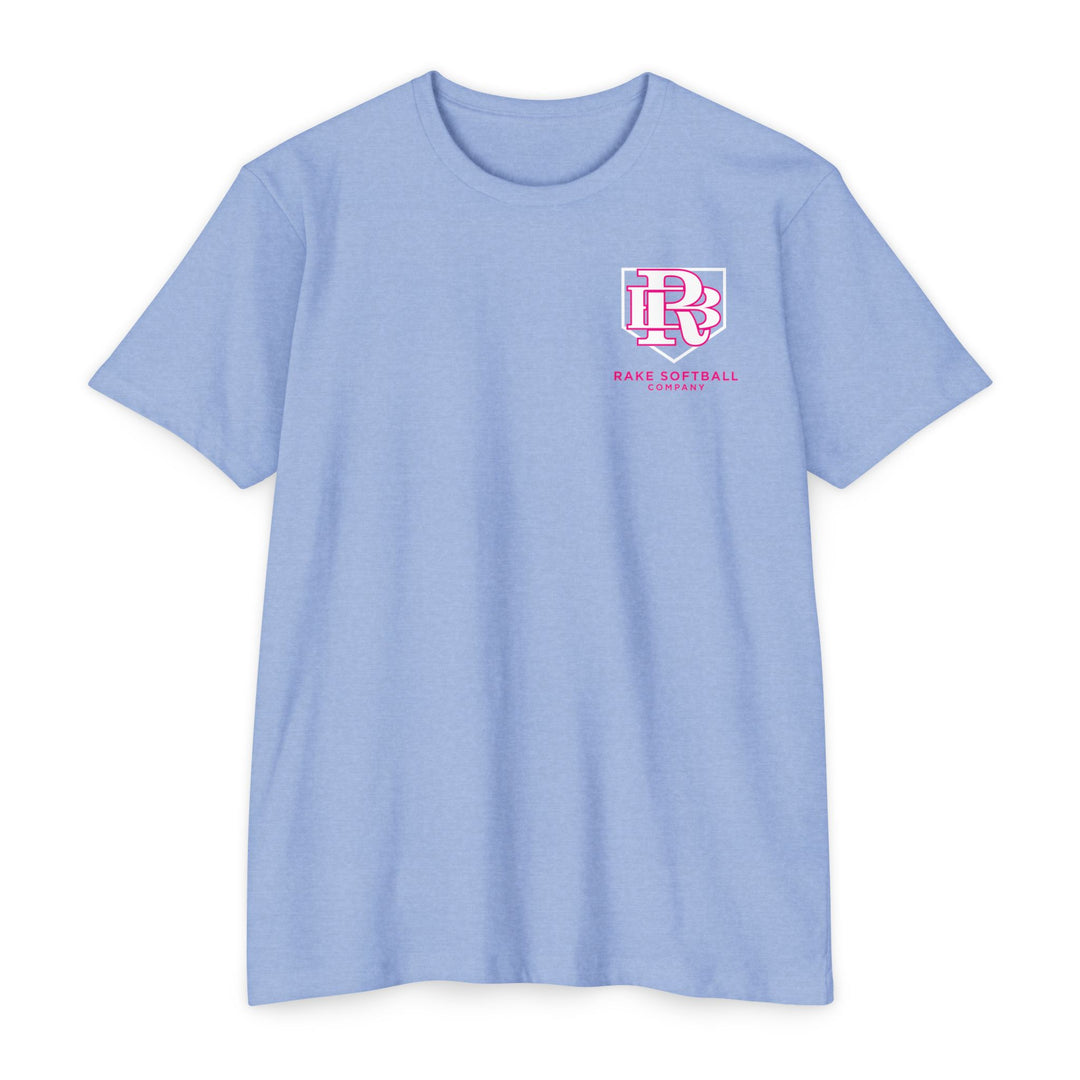 RB Homeplate Softball Tee - Rake Baseball Company - RAKE BASEBALL | BASEBALL T-SHIRT | BASEBALL CLOTHING | GOOD VIBES ONLY