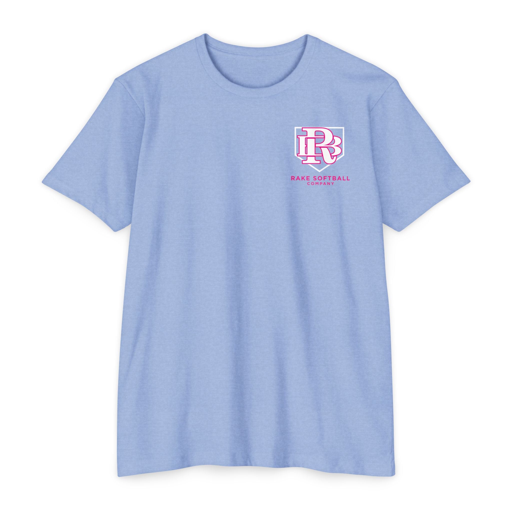 RB Homeplate Softball Tee - Rake Baseball Company - RAKE BASEBALL | BASEBALL T-SHIRT | BASEBALL CLOTHING | GOOD VIBES ONLY