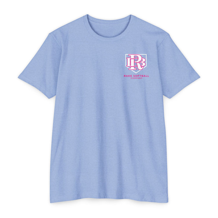 RB Homeplate Softball Tee - Rake Baseball Company - RAKE BASEBALL | BASEBALL T-SHIRT | BASEBALL CLOTHING | GOOD VIBES ONLY