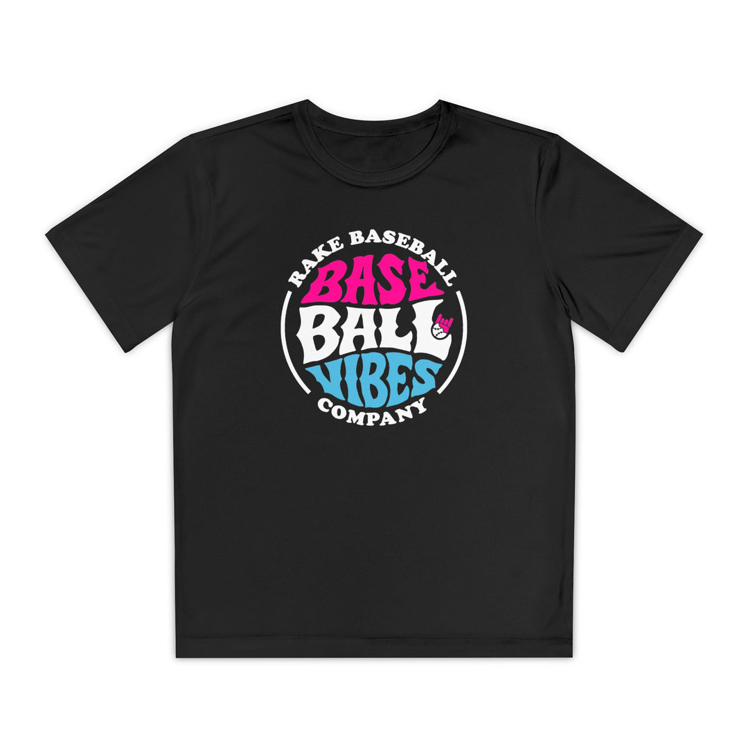 Kids Baseball Vibes Dry Fit Tee