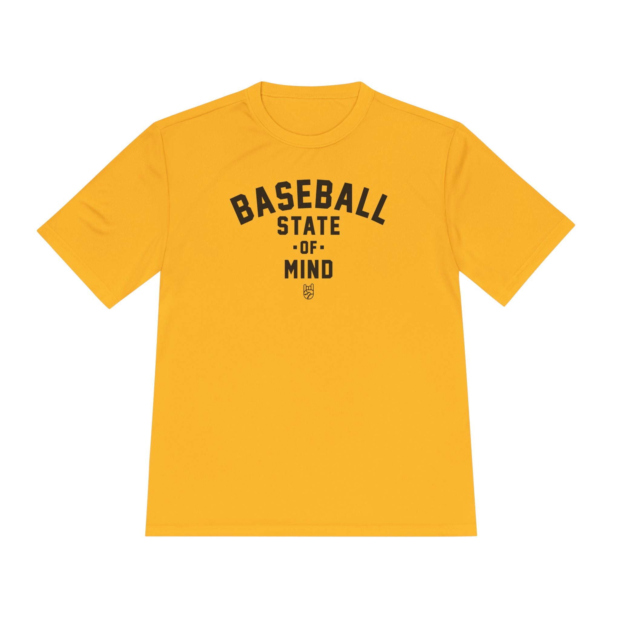 Baseball State Of Mind Dry Fit Tee - Rake Baseball Company - RAKE BASEBALL | BASEBALL T-SHIRT | BASEBALL CLOTHING | GOOD VIBES ONLY