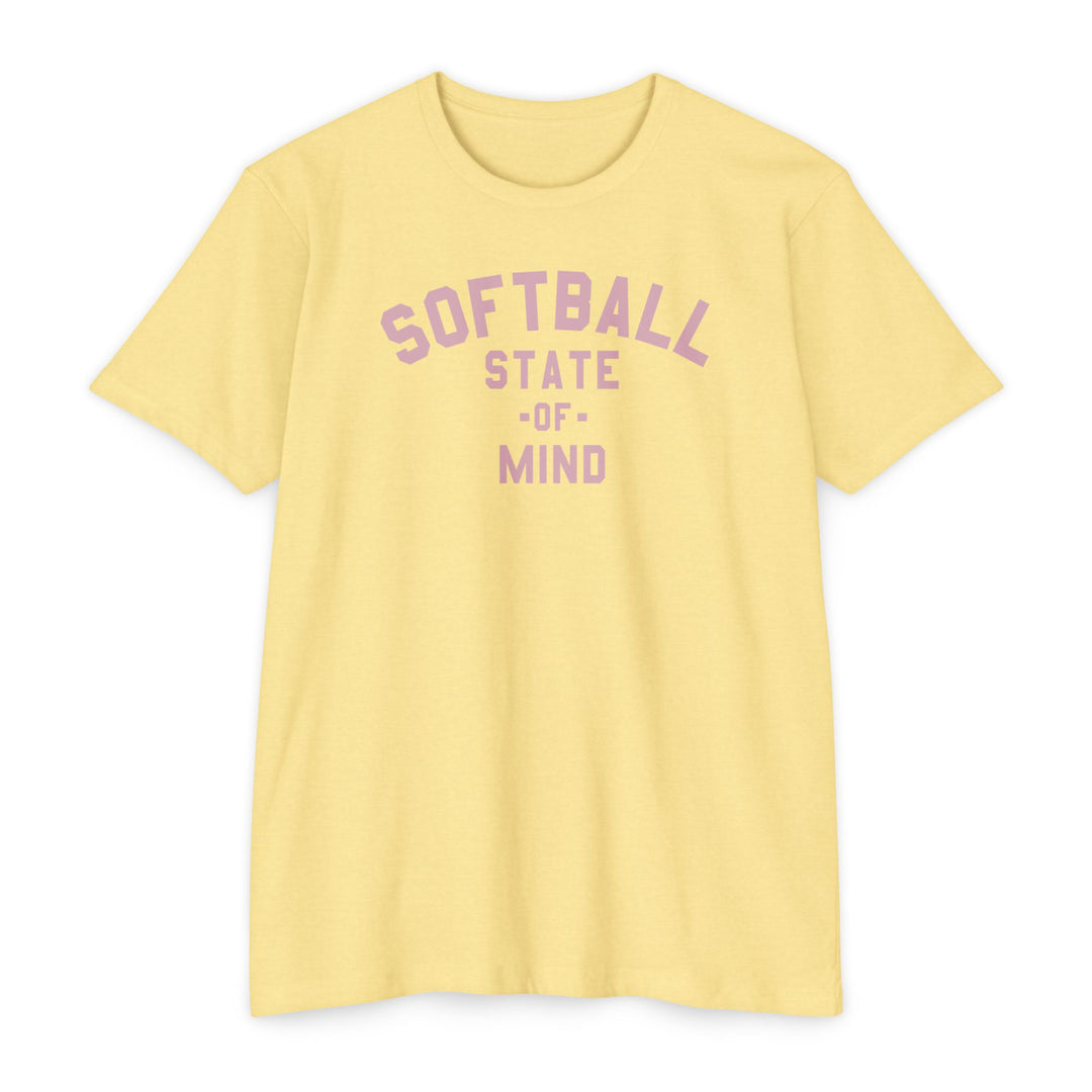 Softball State Of Mind Tee - Rake Baseball Company - RAKE BASEBALL | BASEBALL T-SHIRT | BASEBALL CLOTHING | GOOD VIBES ONLY