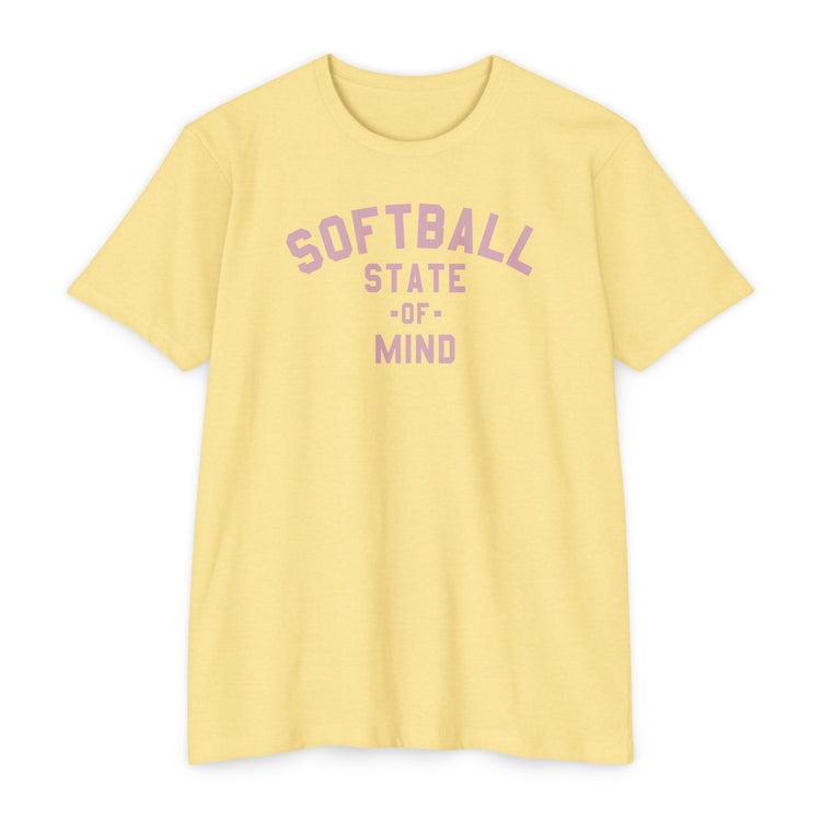 Softball State Of Mind Tee - Rake Baseball Company - RAKE BASEBALL | BASEBALL T-SHIRT | BASEBALL CLOTHING | GOOD VIBES ONLY