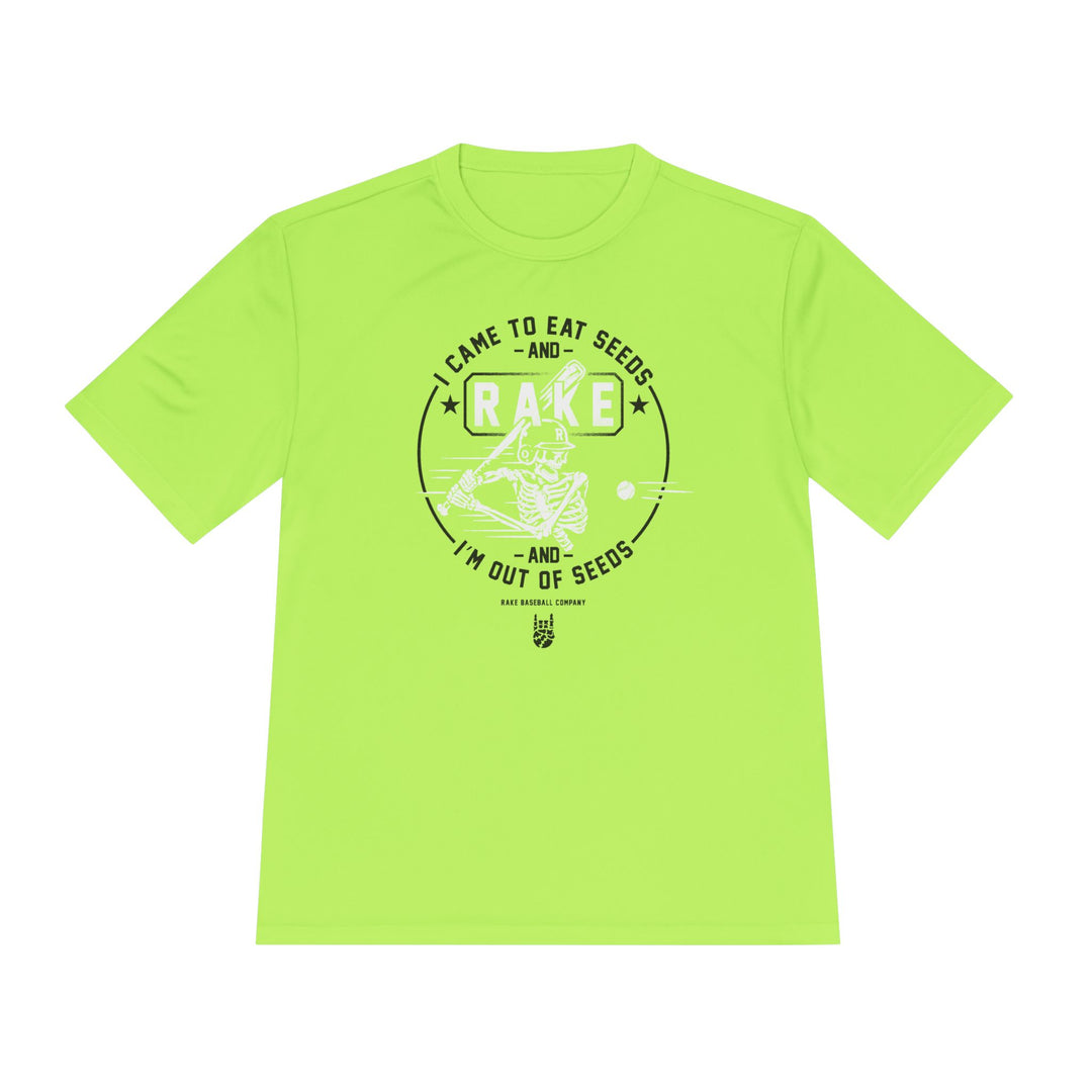 Rake Seed Dry Fit Tee - Rake Baseball Company - RAKE BASEBALL | BASEBALL T-SHIRT | BASEBALL CLOTHING | GOOD VIBES ONLY