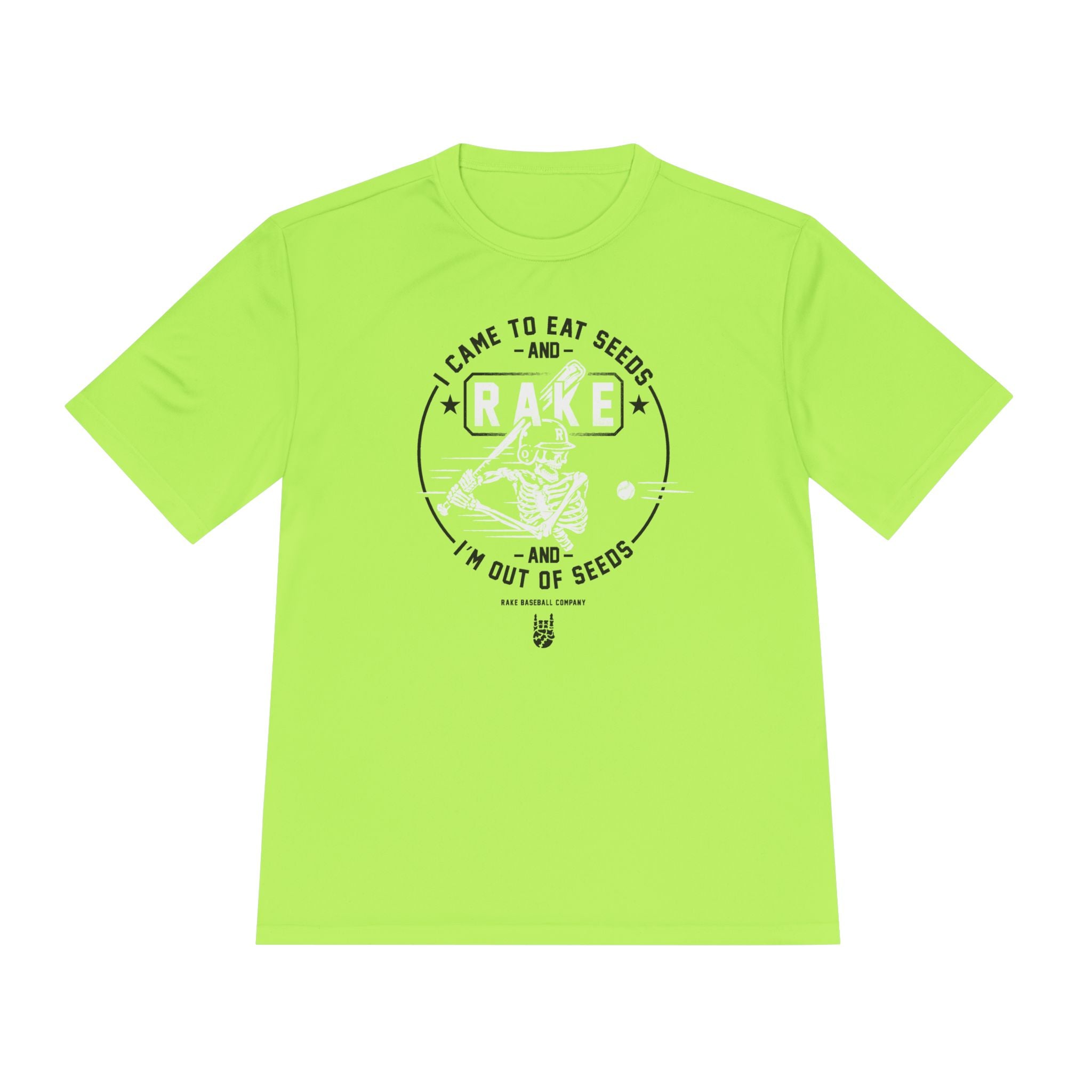 Rake Seed Dry Fit Tee - Rake Baseball Company - RAKE BASEBALL | BASEBALL T-SHIRT | BASEBALL CLOTHING | GOOD VIBES ONLY
