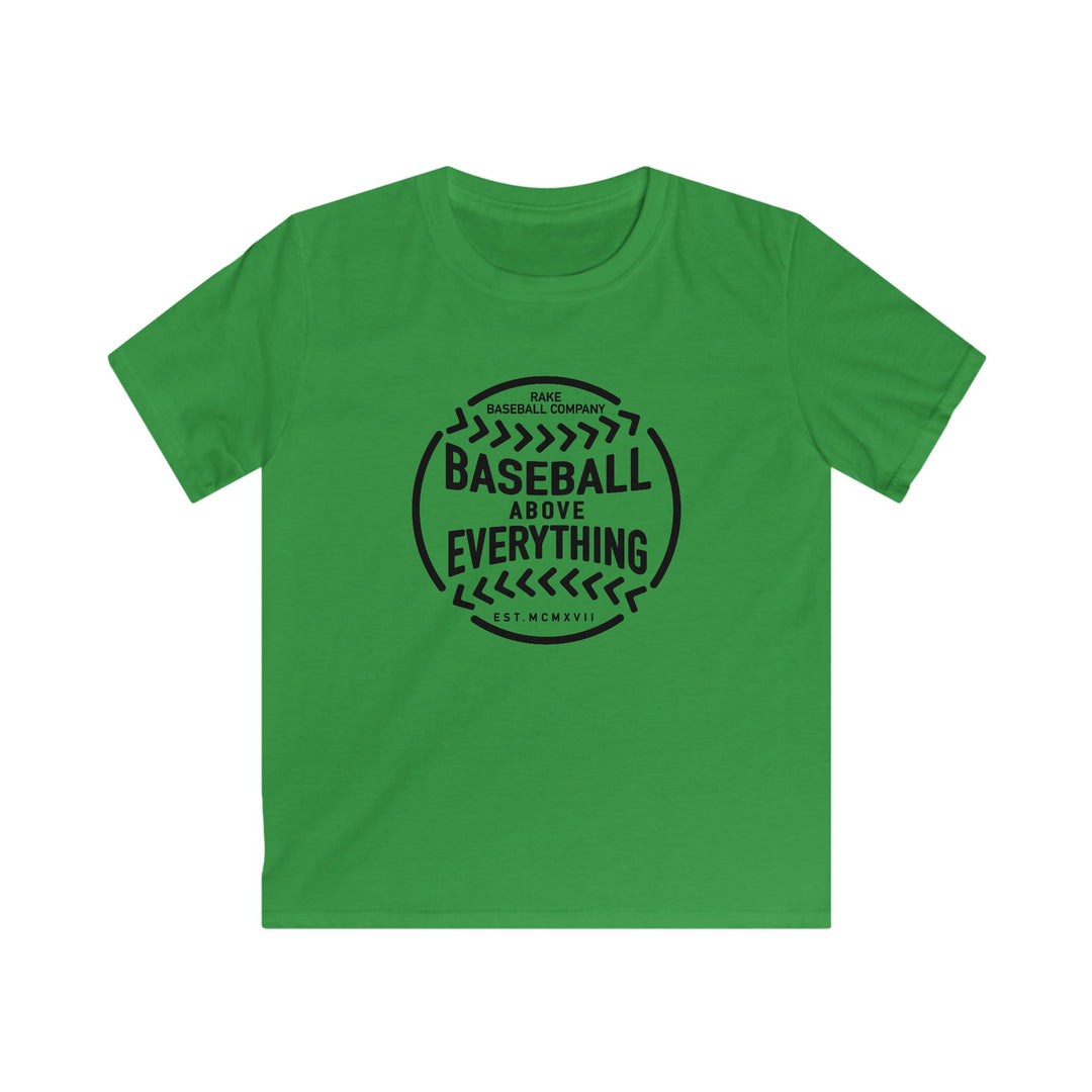 Kids Baseball Above Everything Tee