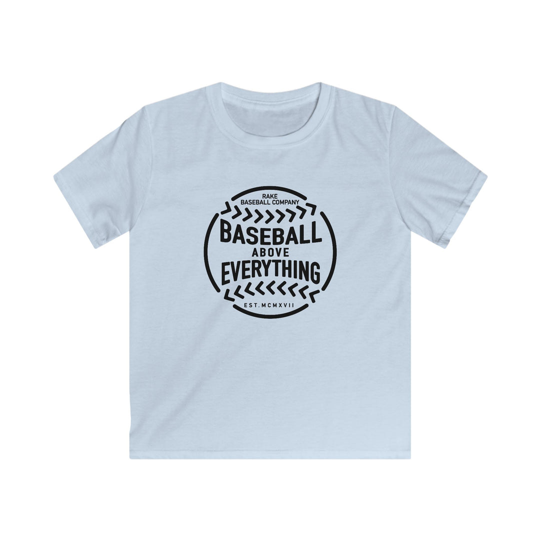 Kids Baseball Above Everything Tee