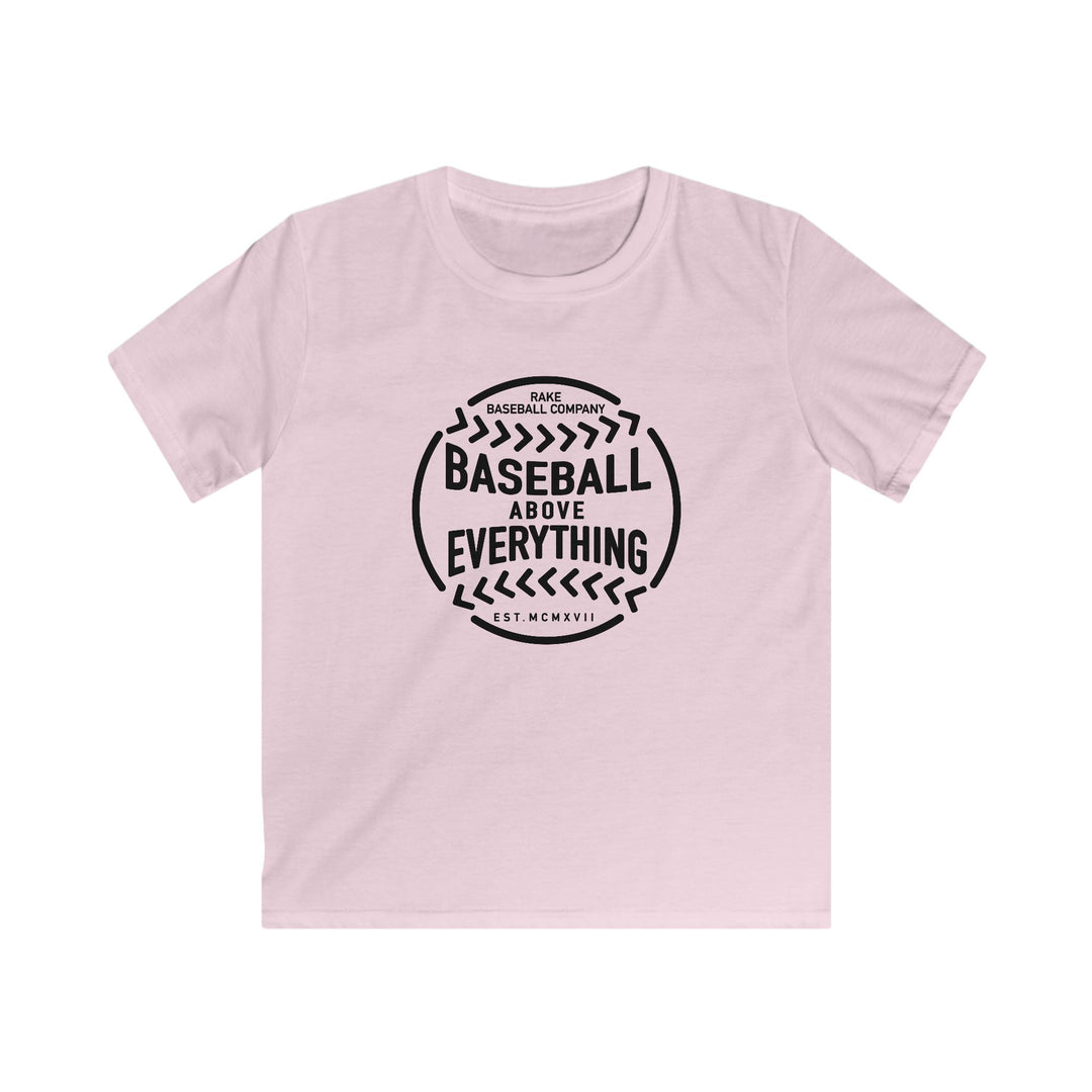 Kids Baseball Above Everything Tee