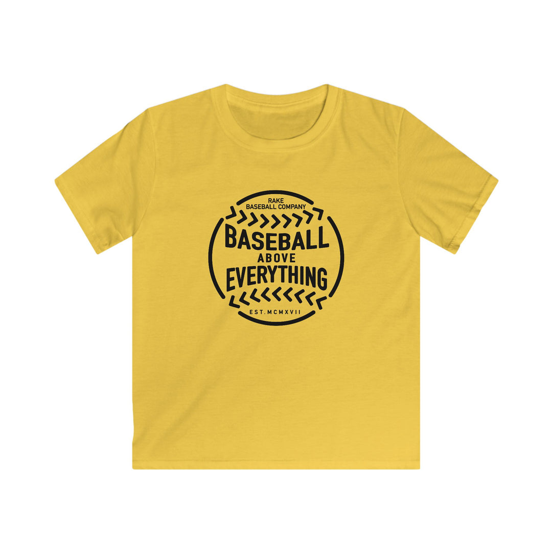 Kids Baseball Above Everything Tee
