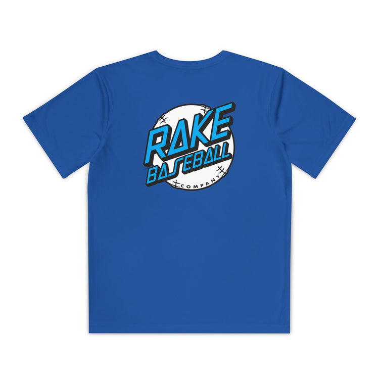 Kids Rake Dot Dry Fit Tee - Rake Baseball Company - RAKE BASEBALL | BASEBALL T-SHIRT | BASEBALL CLOTHING | GOOD VIBES ONLY