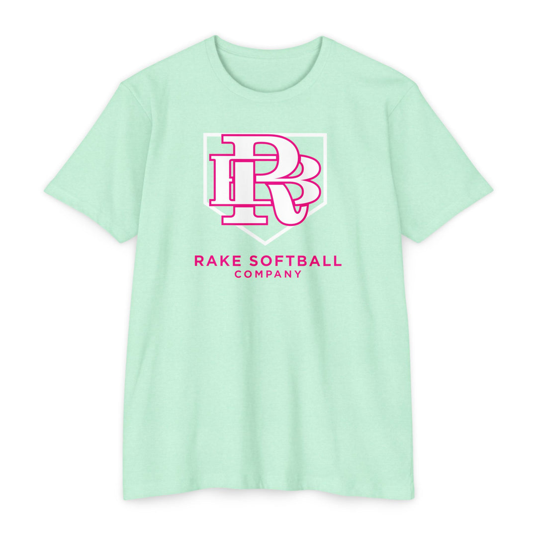 RB Homeplate Softball Tee - Rake Baseball Company - RAKE BASEBALL | BASEBALL T-SHIRT | BASEBALL CLOTHING | GOOD VIBES ONLY