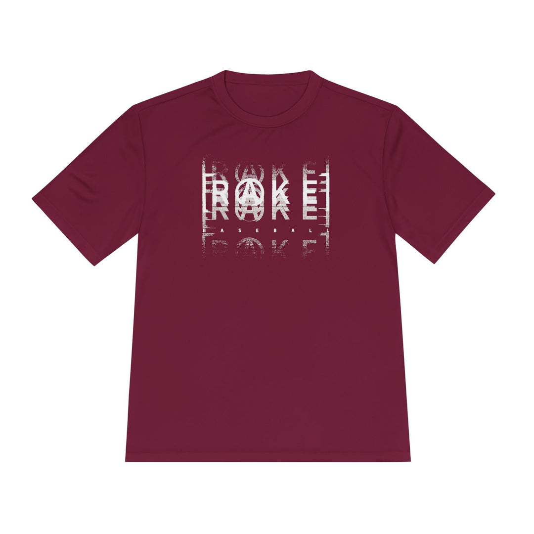 Rake A Graphic Dry Fit Tee - Rake Baseball Company - RAKE BASEBALL | BASEBALL T-SHIRT | BASEBALL CLOTHING | GOOD VIBES ONLY