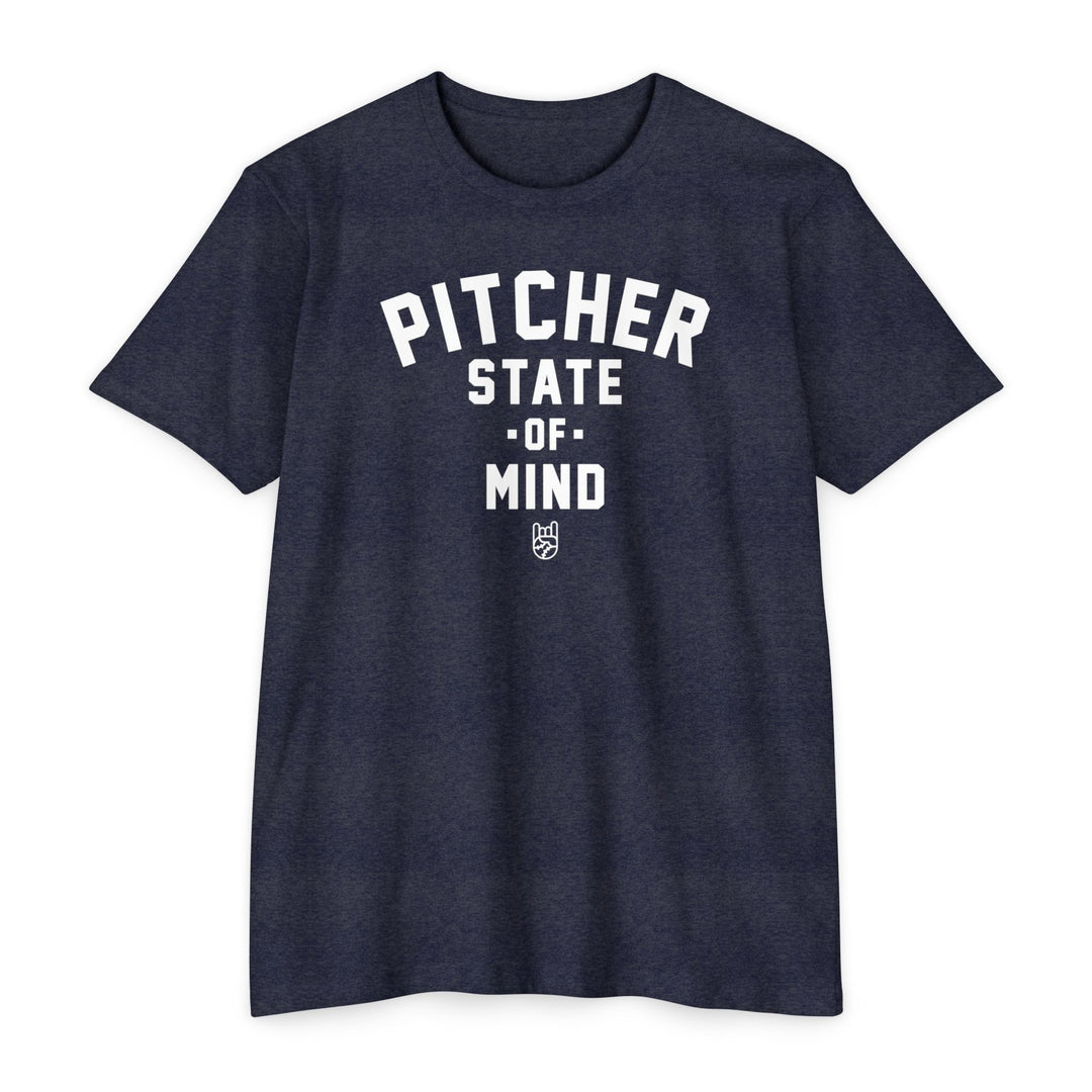 Pitcher State of Mind Tee - Rake Baseball Company - RAKE BASEBALL | BASEBALL T-SHIRT | BASEBALL CLOTHING | GOOD VIBES ONLY