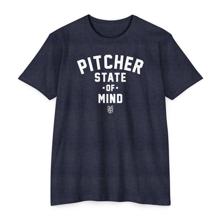Pitcher State of Mind Tee - Rake Baseball Company - RAKE BASEBALL | BASEBALL T-SHIRT | BASEBALL CLOTHING | GOOD VIBES ONLY