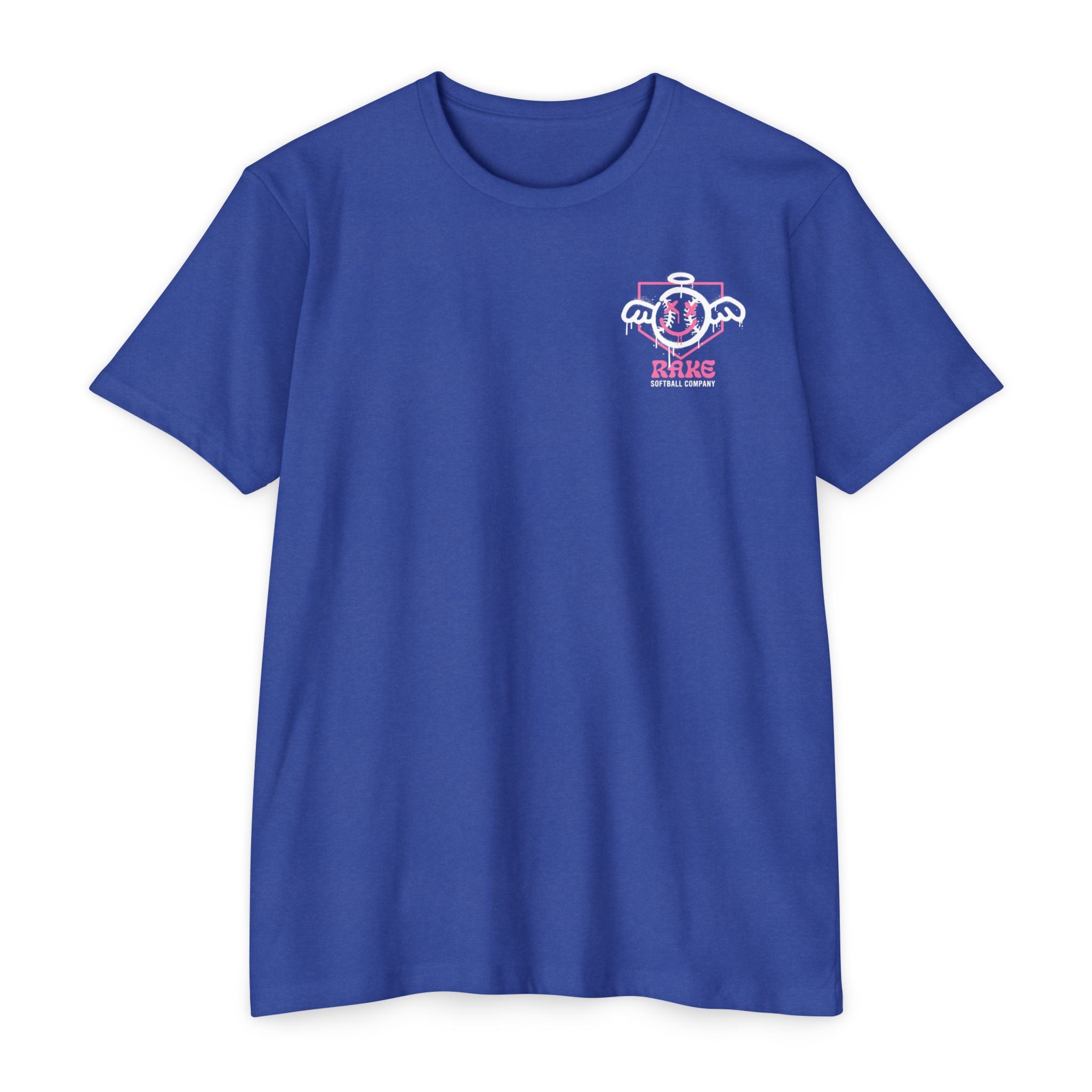 She Angel Drip Softball Tee - Rake Baseball Company - RAKE BASEBALL | BASEBALL T-SHIRT | BASEBALL CLOTHING | GOOD VIBES ONLY