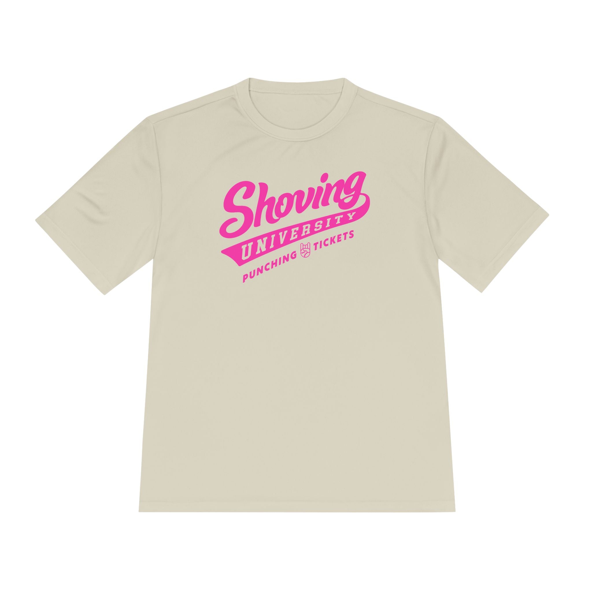 Shoving University Dry Fit Tee - Rake Baseball Company - RAKE BASEBALL | BASEBALL T-SHIRT | BASEBALL CLOTHING | GOOD VIBES ONLY