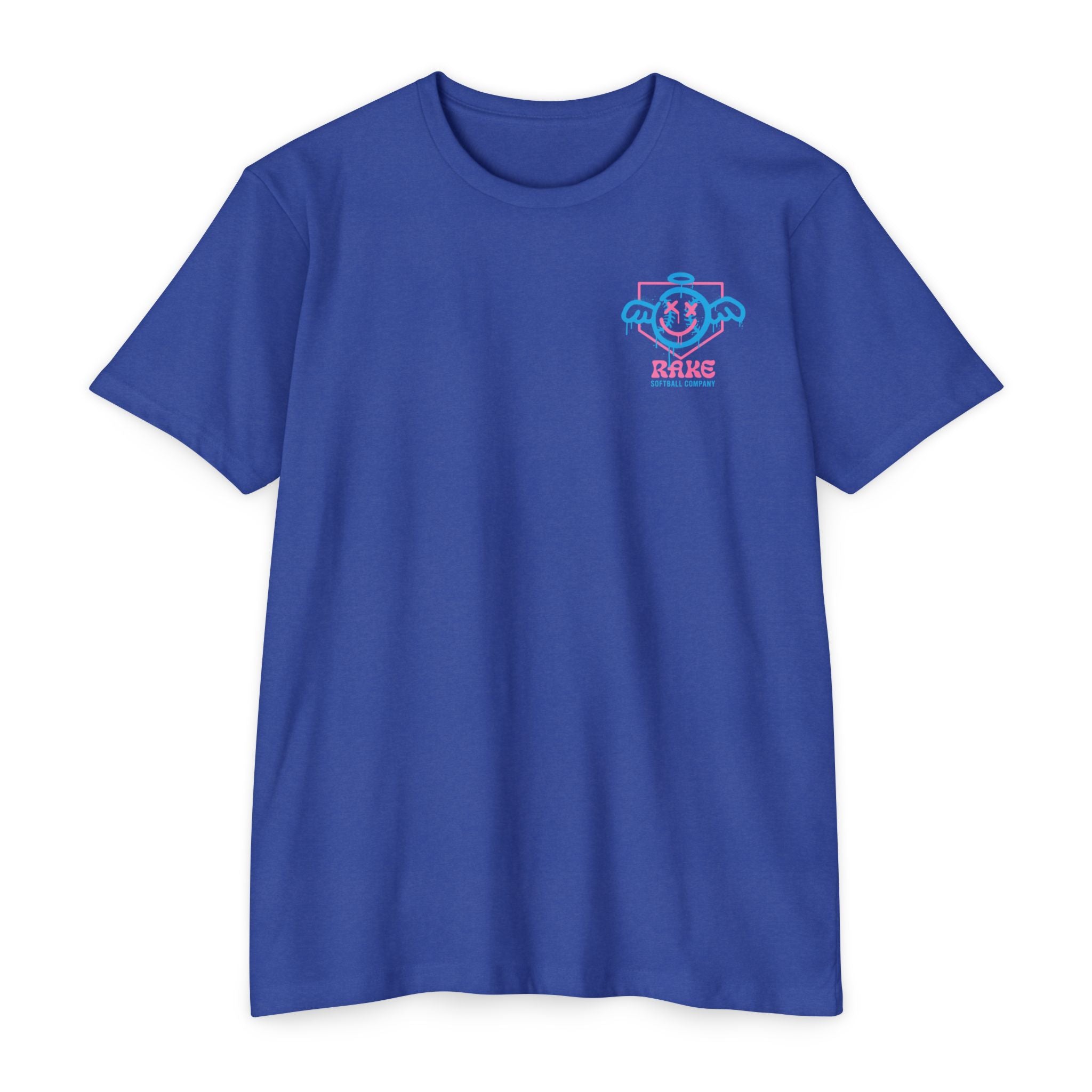 She Angel Drip Softball Tee - Rake Baseball Company - RAKE BASEBALL | BASEBALL T-SHIRT | BASEBALL CLOTHING | GOOD VIBES ONLY