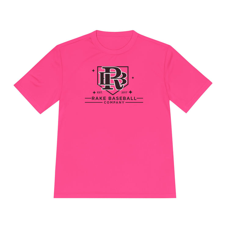 Rake Baseball Homeplate Tee Dry Fit Tee - Rake Baseball Company - RAKE BASEBALL | BASEBALL T-SHIRT | BASEBALL CLOTHING | GOOD VIBES ONLY