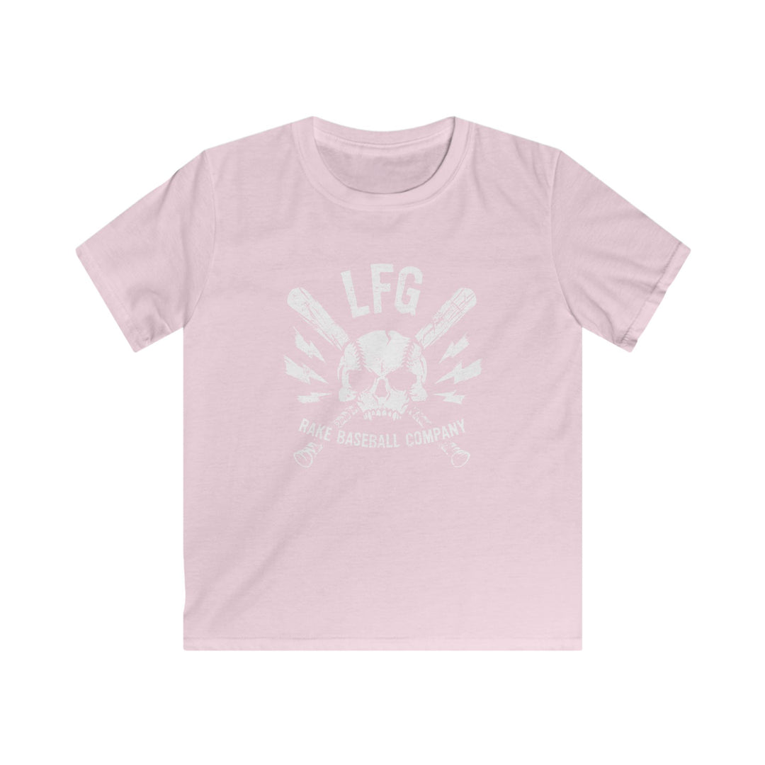 Kids LFG Skull Baseball Tee