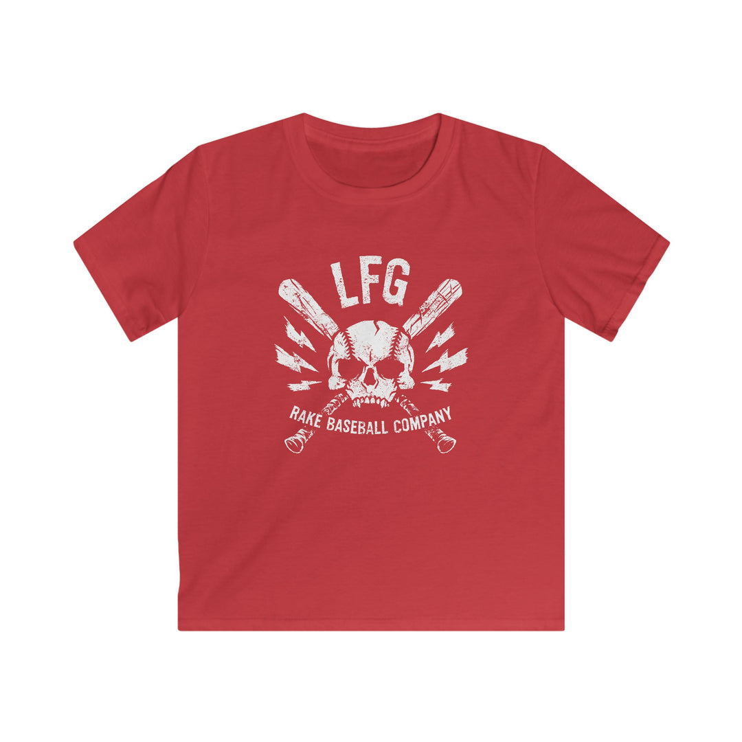 Kids LFG Skull Baseball Tee