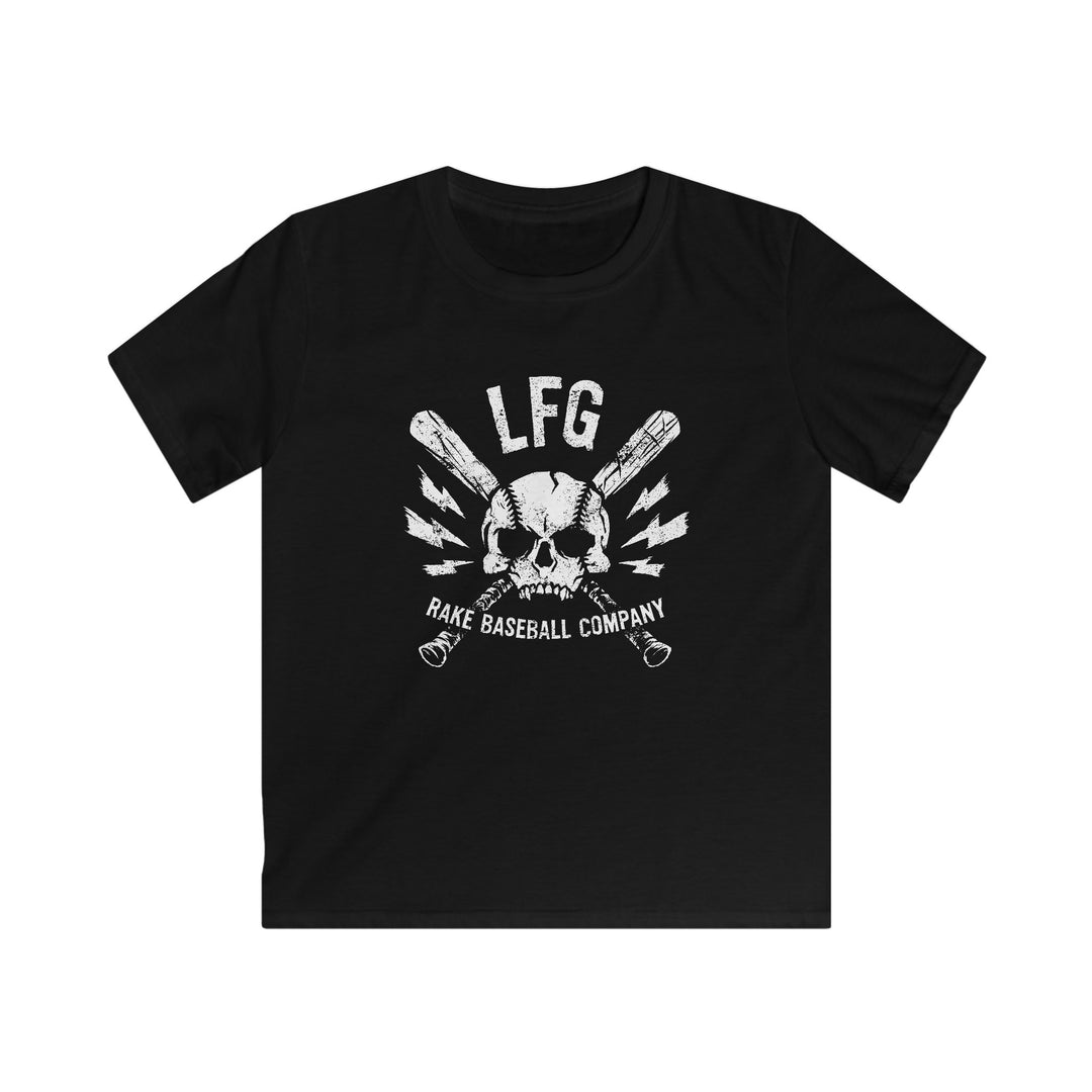 Kids LFG Skull Baseball Tee