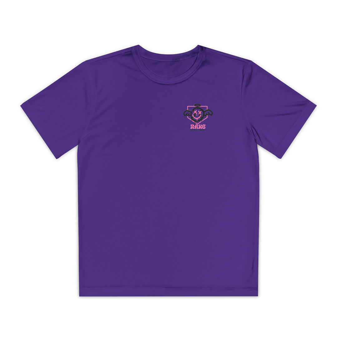 Kids She Angel Drip Softball Dry Fit Tee - Rake Baseball Company - RAKE BASEBALL | BASEBALL T-SHIRT | BASEBALL CLOTHING | GOOD VIBES ONLY