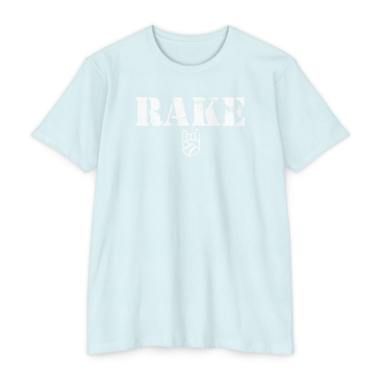 Rake Stencil Tee - Rake Baseball Company - RAKE BASEBALL | BASEBALL T-SHIRT | BASEBALL CLOTHING | GOOD VIBES ONLY