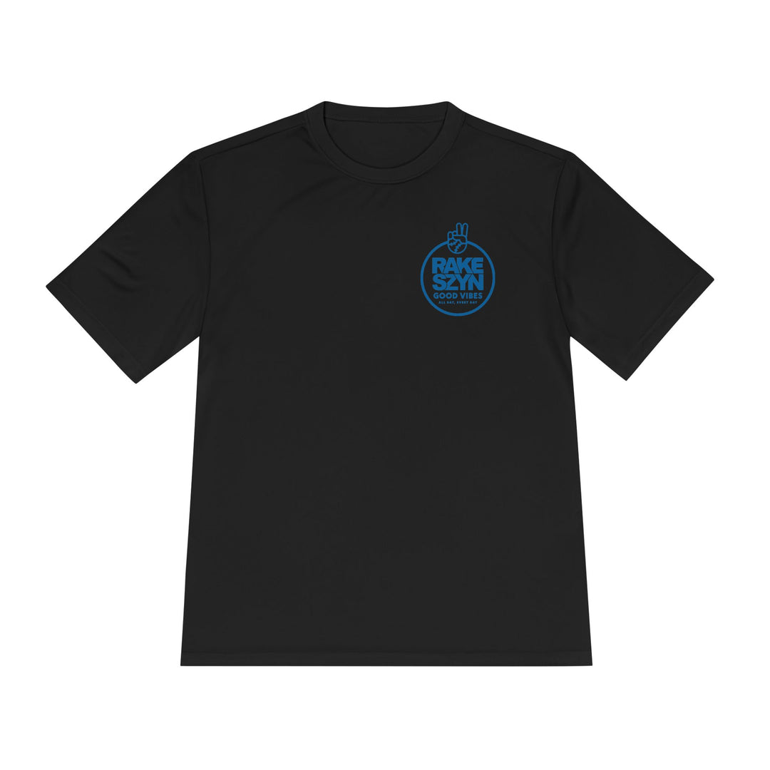 Rake SZYN Dry Fit Tee - Rake Baseball Company - RAKE BASEBALL | BASEBALL T-SHIRT | BASEBALL CLOTHING | GOOD VIBES ONLY