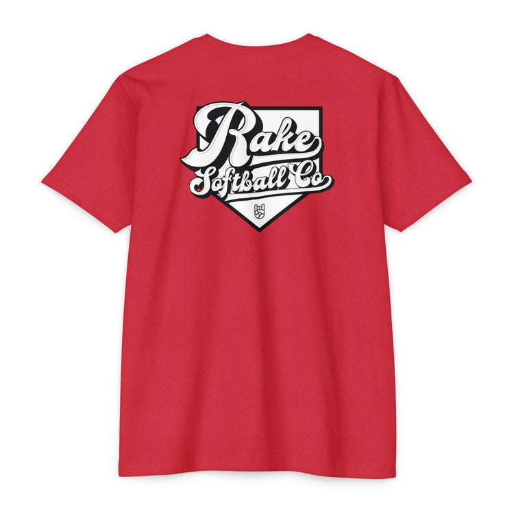 Rake Softball Co. Tee - Rake Baseball Company - RAKE BASEBALL | BASEBALL T-SHIRT | BASEBALL CLOTHING | GOOD VIBES ONLY