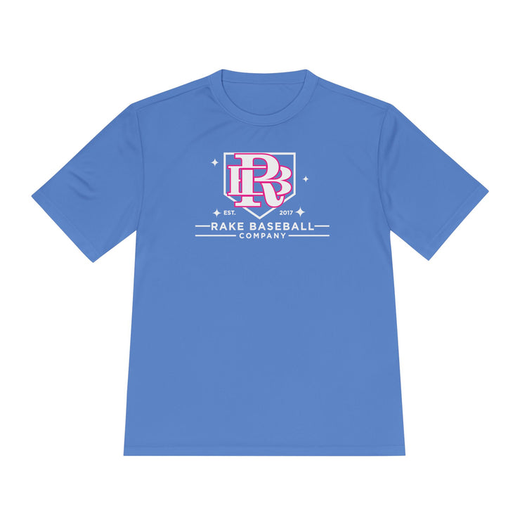 Rake Baseball Homeplate Tee Dry Fit Tee - Rake Baseball Company - RAKE BASEBALL | BASEBALL T-SHIRT | BASEBALL CLOTHING | GOOD VIBES ONLY