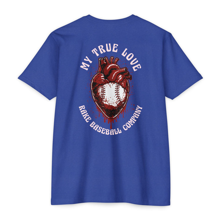 My True Love Baseball Tee - Rake Baseball Company - RAKE BASEBALL | BASEBALL T-SHIRT | BASEBALL CLOTHING | GOOD VIBES ONLY