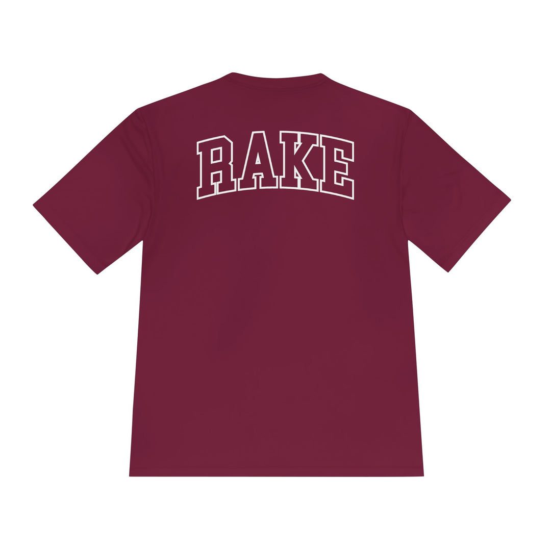 Rockin' Rake Dry Fit Tee - Rake Baseball Company - RAKE BASEBALL | BASEBALL T-SHIRT | BASEBALL CLOTHING | GOOD VIBES ONLY