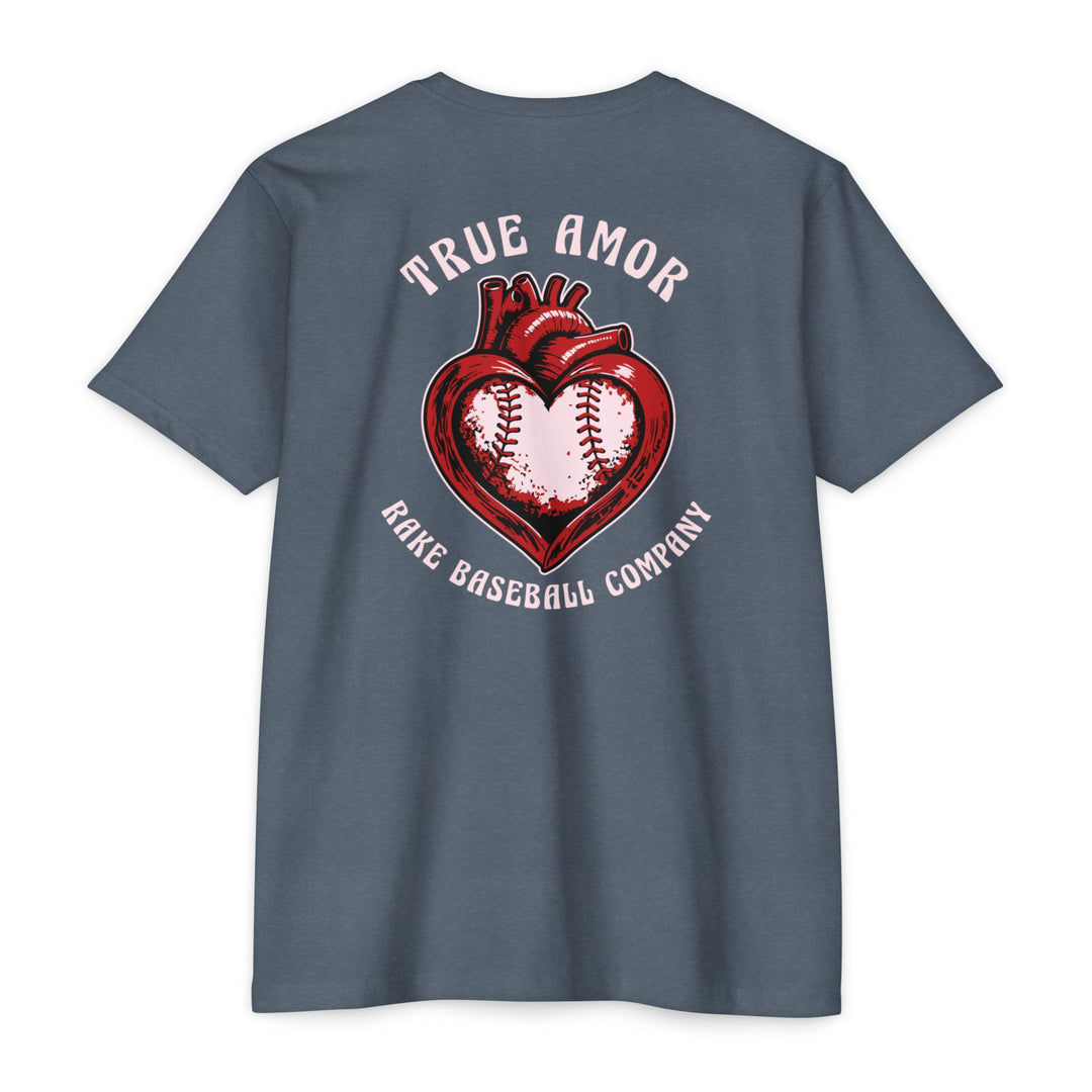 True Amor Baseball Tee - Rake Baseball Company - RAKE BASEBALL | BASEBALL T-SHIRT | BASEBALL CLOTHING | GOOD VIBES ONLY