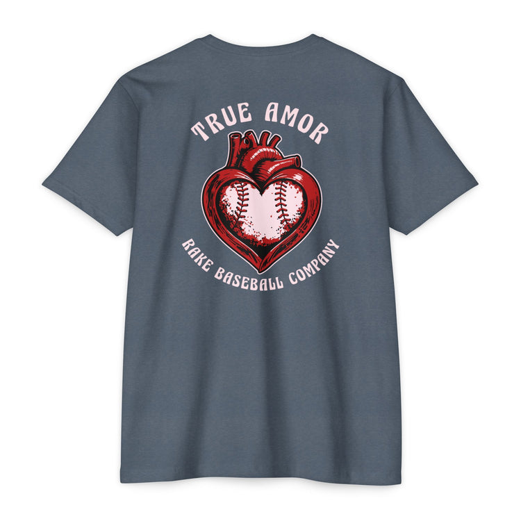True Amor Baseball Tee - Rake Baseball Company - RAKE BASEBALL | BASEBALL T-SHIRT | BASEBALL CLOTHING | GOOD VIBES ONLY