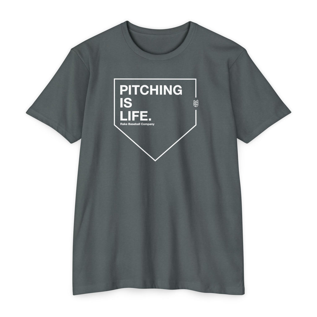 Pitching is Life Baseball Tee