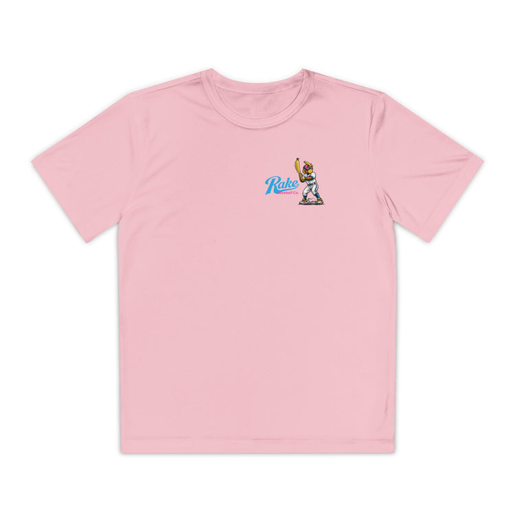 Kids Party Animals Inspired Dry Fit Tee - Rake Baseball Company - RAKE BASEBALL | BASEBALL T-SHIRT | BASEBALL CLOTHING | GOOD VIBES ONLY