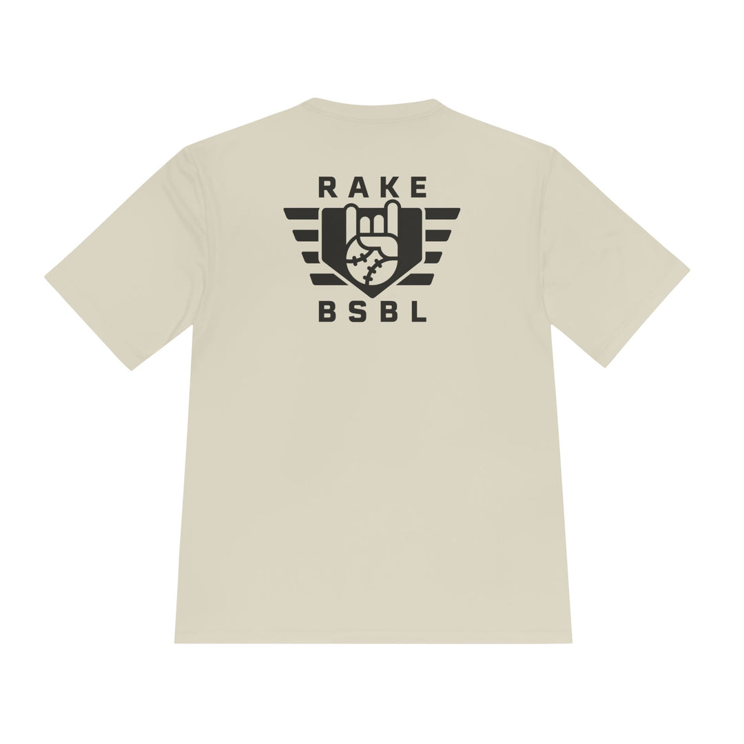 Rake Flag Dry Fit Tee - Rake Baseball Company - RAKE BASEBALL | BASEBALL T-SHIRT | BASEBALL CLOTHING | GOOD VIBES ONLY