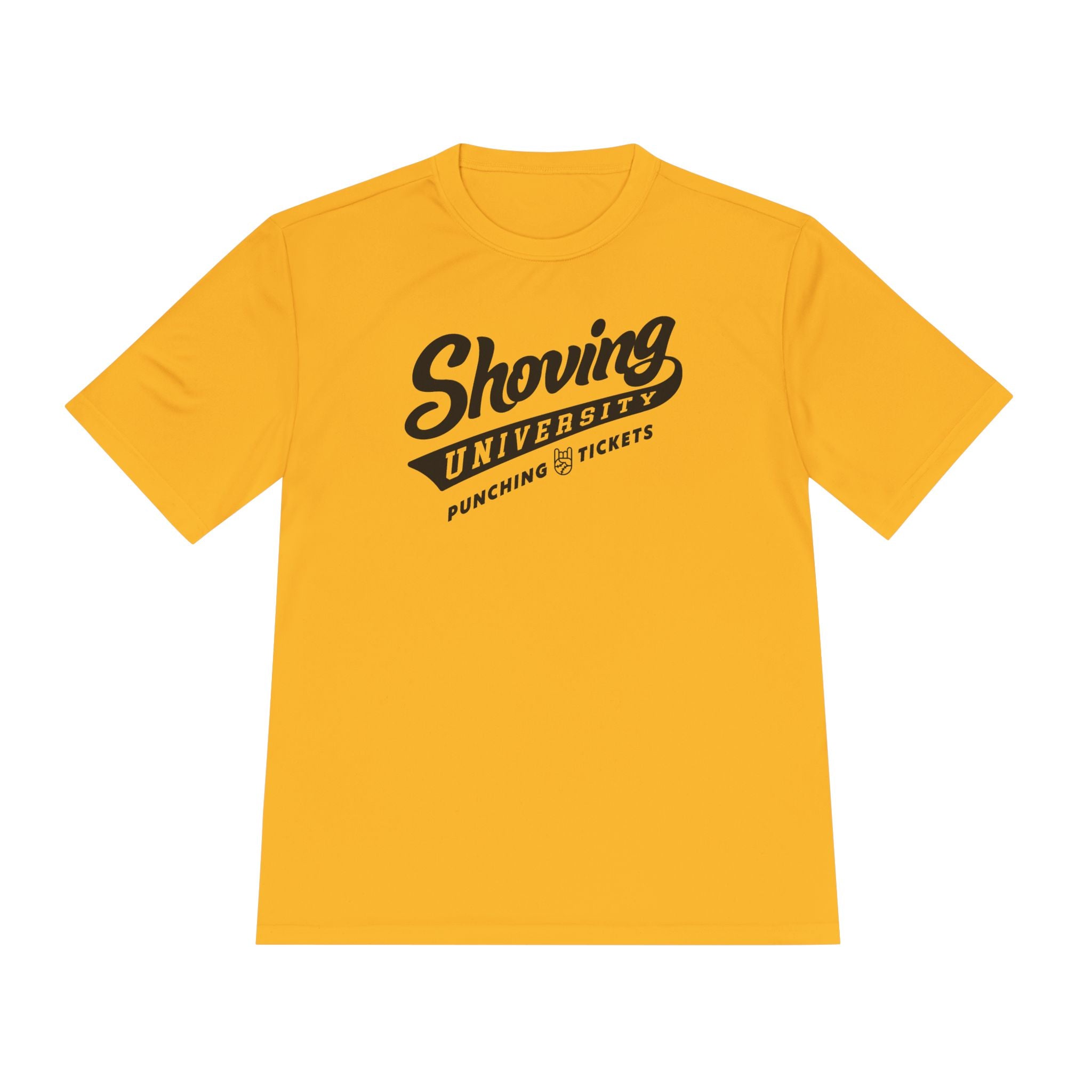 Shoving University Dry Fit Tee - Rake Baseball Company - RAKE BASEBALL | BASEBALL T-SHIRT | BASEBALL CLOTHING | GOOD VIBES ONLY