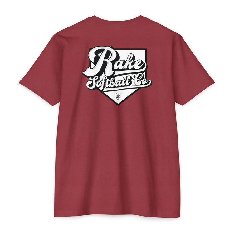 Rake Softball Co. Tee - Rake Baseball Company - RAKE BASEBALL | BASEBALL T-SHIRT | BASEBALL CLOTHING | GOOD VIBES ONLY