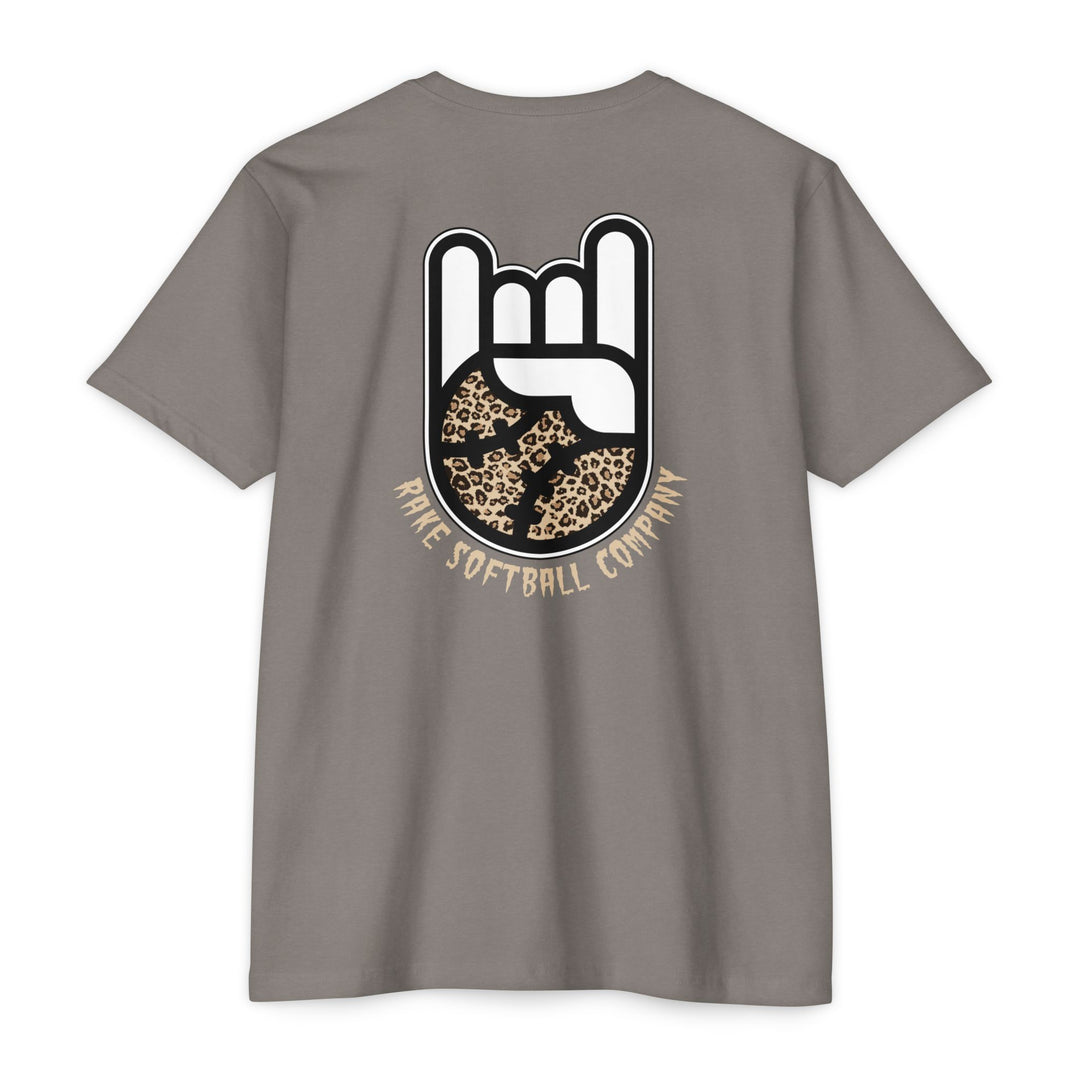 Rake Softball Cheetah Tee - Rake Baseball Company - RAKE BASEBALL | BASEBALL T-SHIRT | BASEBALL CLOTHING | GOOD VIBES ONLY