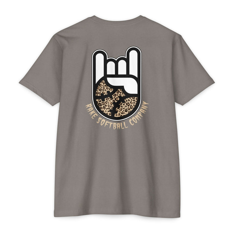 Rake Softball Cheetah Tee - Rake Baseball Company - RAKE BASEBALL | BASEBALL T-SHIRT | BASEBALL CLOTHING | GOOD VIBES ONLY