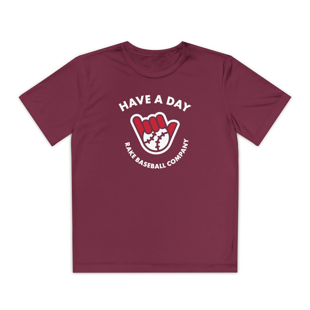 Kids Have A Day Dry Fit Tee - Rake Baseball Company - RAKE BASEBALL | BASEBALL T-SHIRT | BASEBALL CLOTHING | GOOD VIBES ONLY