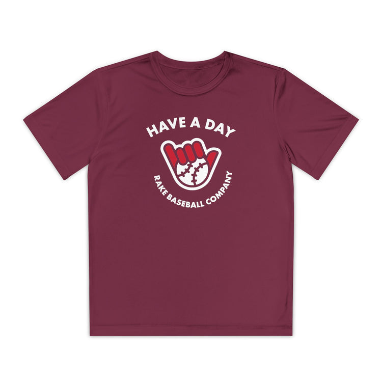 Kids Have A Day Dry Fit Tee - Rake Baseball Company - RAKE BASEBALL | BASEBALL T-SHIRT | BASEBALL CLOTHING | GOOD VIBES ONLY