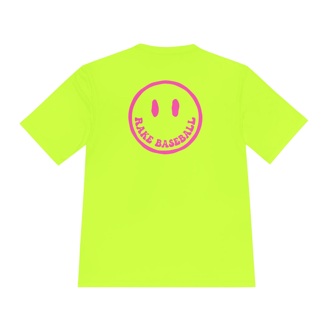 Rake Smile Dry Fit Tee - Rake Baseball Company - RAKE BASEBALL | BASEBALL T-SHIRT | BASEBALL CLOTHING | GOOD VIBES ONLY