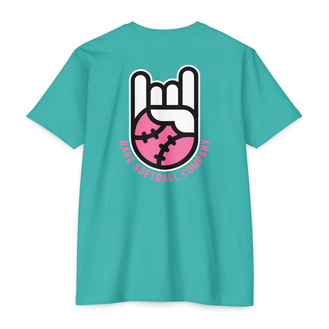 Rake Softball Company Tee - Rake Baseball Company - RAKE BASEBALL | BASEBALL T-SHIRT | BASEBALL CLOTHING | GOOD VIBES ONLY