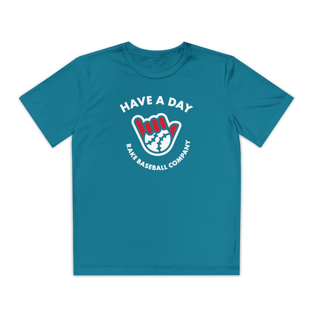 Kids Have A Day Dry Fit Tee - Rake Baseball Company - RAKE BASEBALL | BASEBALL T-SHIRT | BASEBALL CLOTHING | GOOD VIBES ONLY