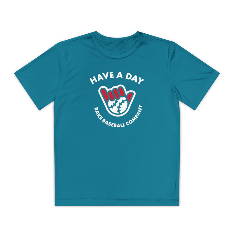 Kids Have A Day Dry Fit Tee - Rake Baseball Company - RAKE BASEBALL | BASEBALL T-SHIRT | BASEBALL CLOTHING | GOOD VIBES ONLY