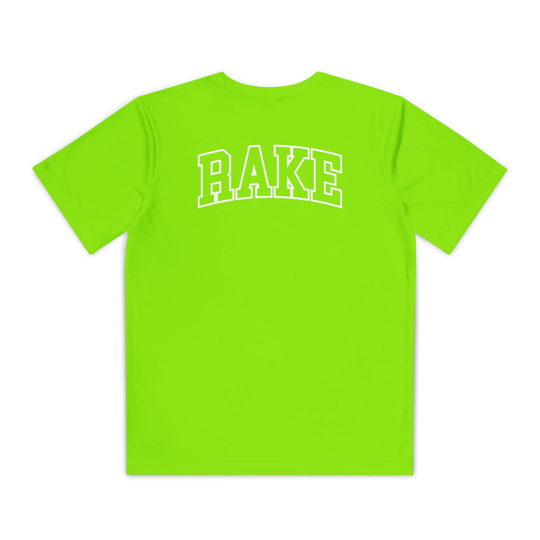 Kids Rockin' Rake Dry Fit Tee - Rake Baseball Company - RAKE BASEBALL | BASEBALL T-SHIRT | BASEBALL CLOTHING | GOOD VIBES ONLY